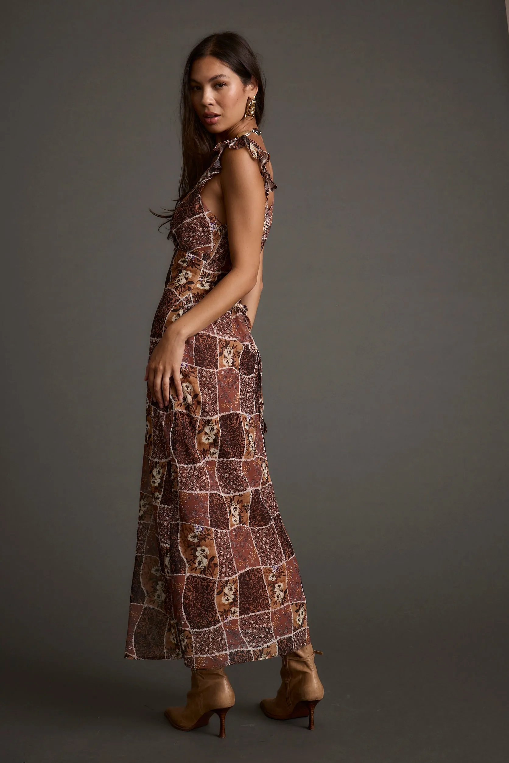 Day Fit Tailored Fit Bree Patchwork Midi Dress