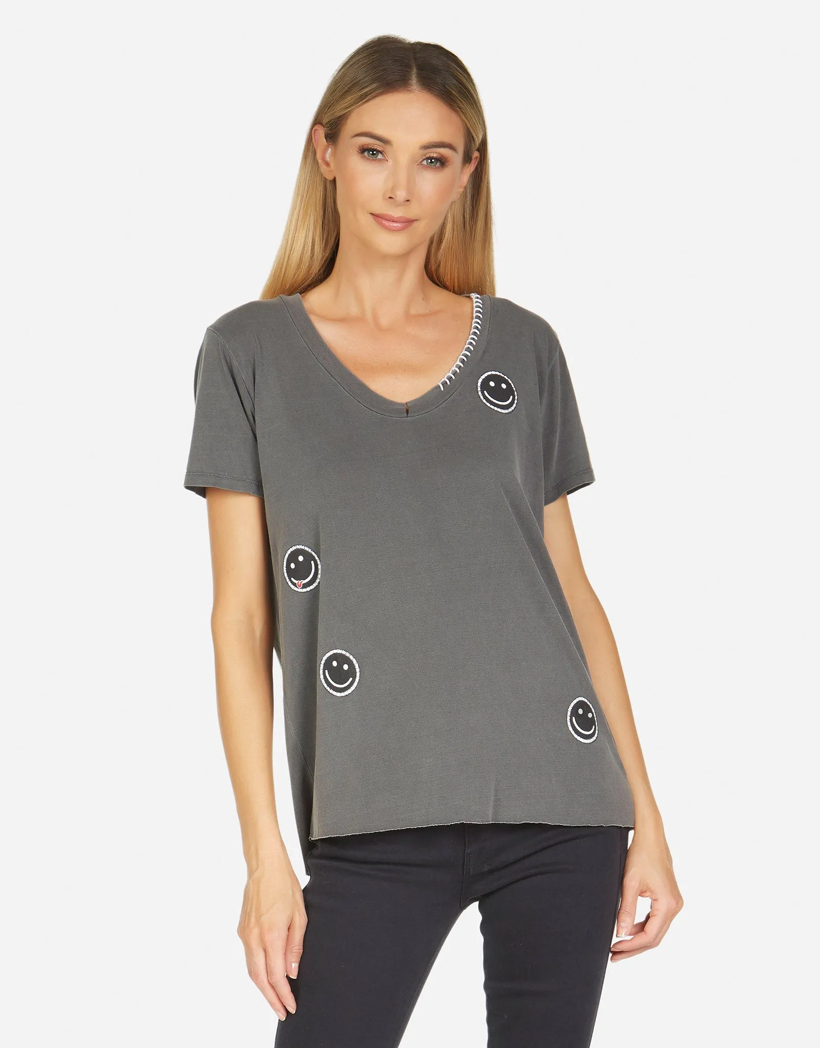 Elara Peace Love Moshi Easy-to-Style Top Chilly Day Style