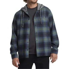 Billabong Mens Baja Hooded Flannel Shirt Roomy Cut