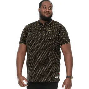 Summer Golf D555 Mens Raul Big & Tall Short Sleeve All Over Print Polo Shirt