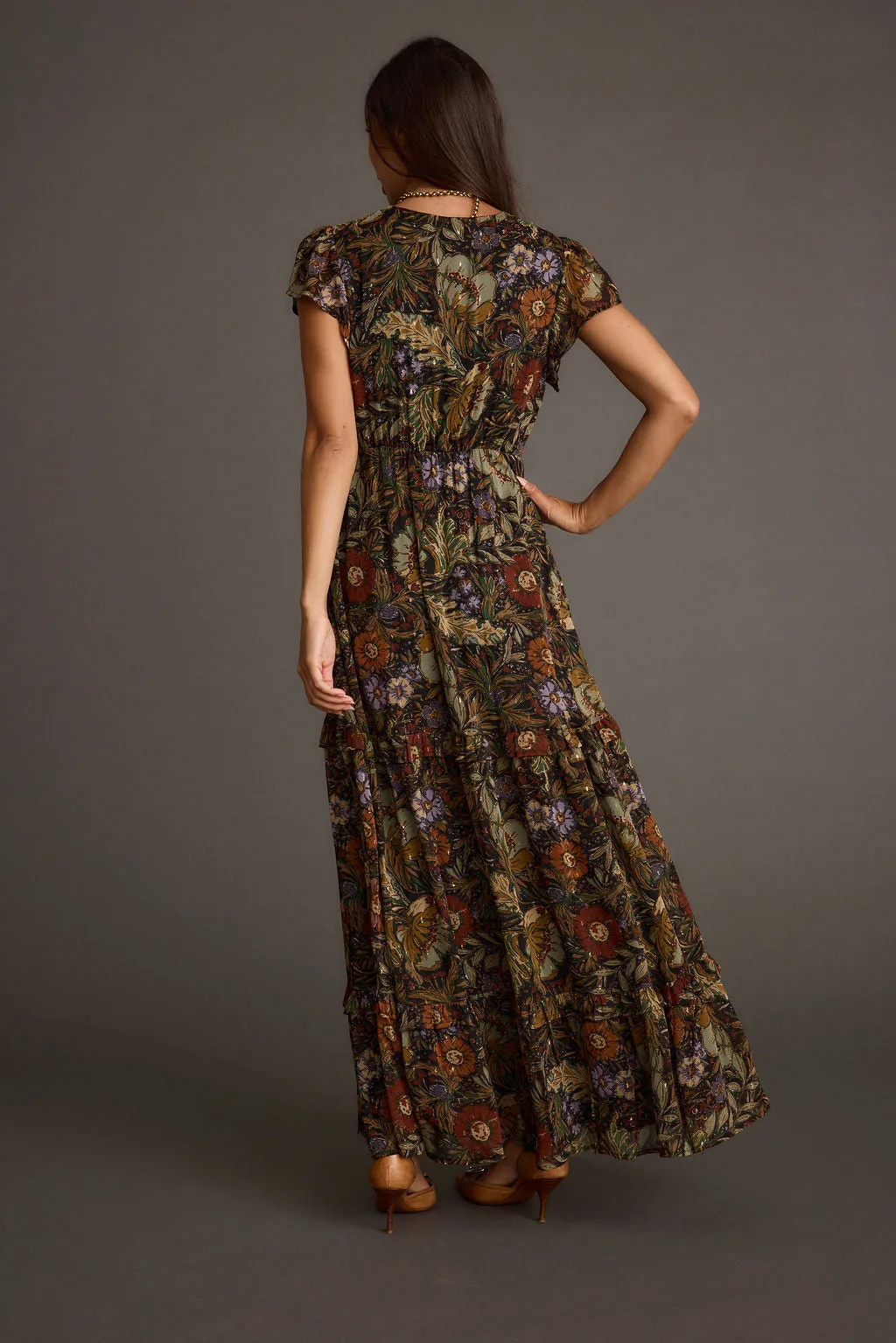 Travel Vibe Relax Motion Sundance Floral Paisley Maxi Dress