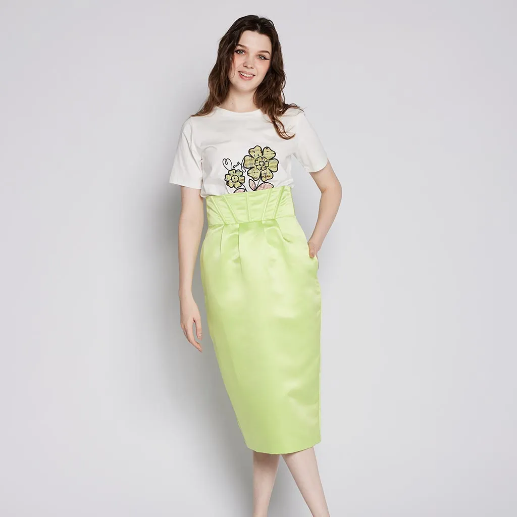 Classic Appeal Quick Wear Corset Midi Skirt