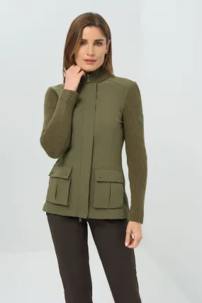 Sweater Kenya Knit Safari Jacket Odor Control Finish Easy Care Machine Washable