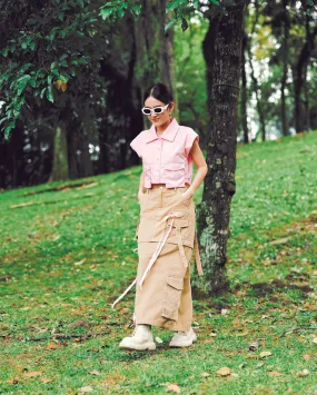 Calm Mood Winter Staple JLXMAG CARGO SKIRT