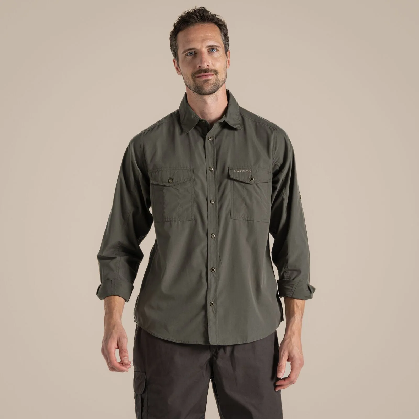 Everyday Outfit Seasonal Trend Craghoppers Mens Kiwi Sun Protection Long Sleeve Shirt