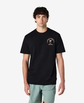 Stretch Waistband Design ANTLERS T-SHIRT, Black
