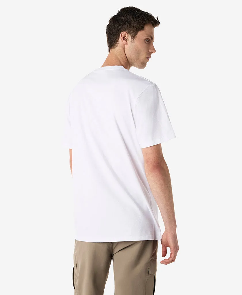 MELBOURNE T-SHIRT, White Raglan Sleeve
