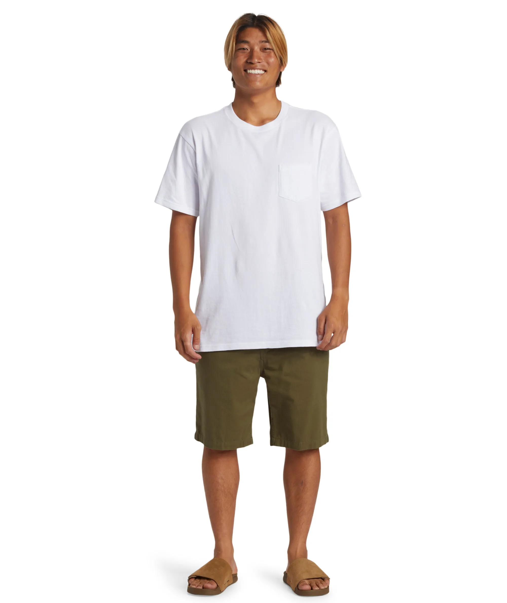 WaterResistantFinish Quiksilver Men Everyday Union Light Walk Short