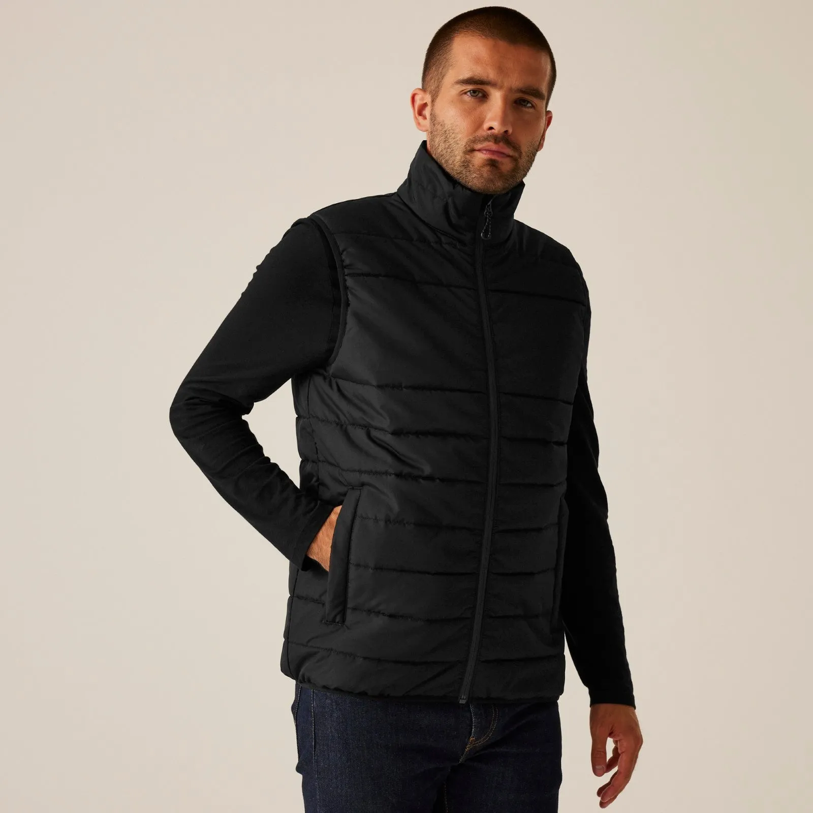 Regatta Professional Mens Essential Thermal Padded Gilet Non Irritating Seams Morning Commute Gear