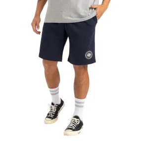 Quiksilver Mens Circle Backshort Sweat Shorts Tactile Feedback Loops Walk Easy