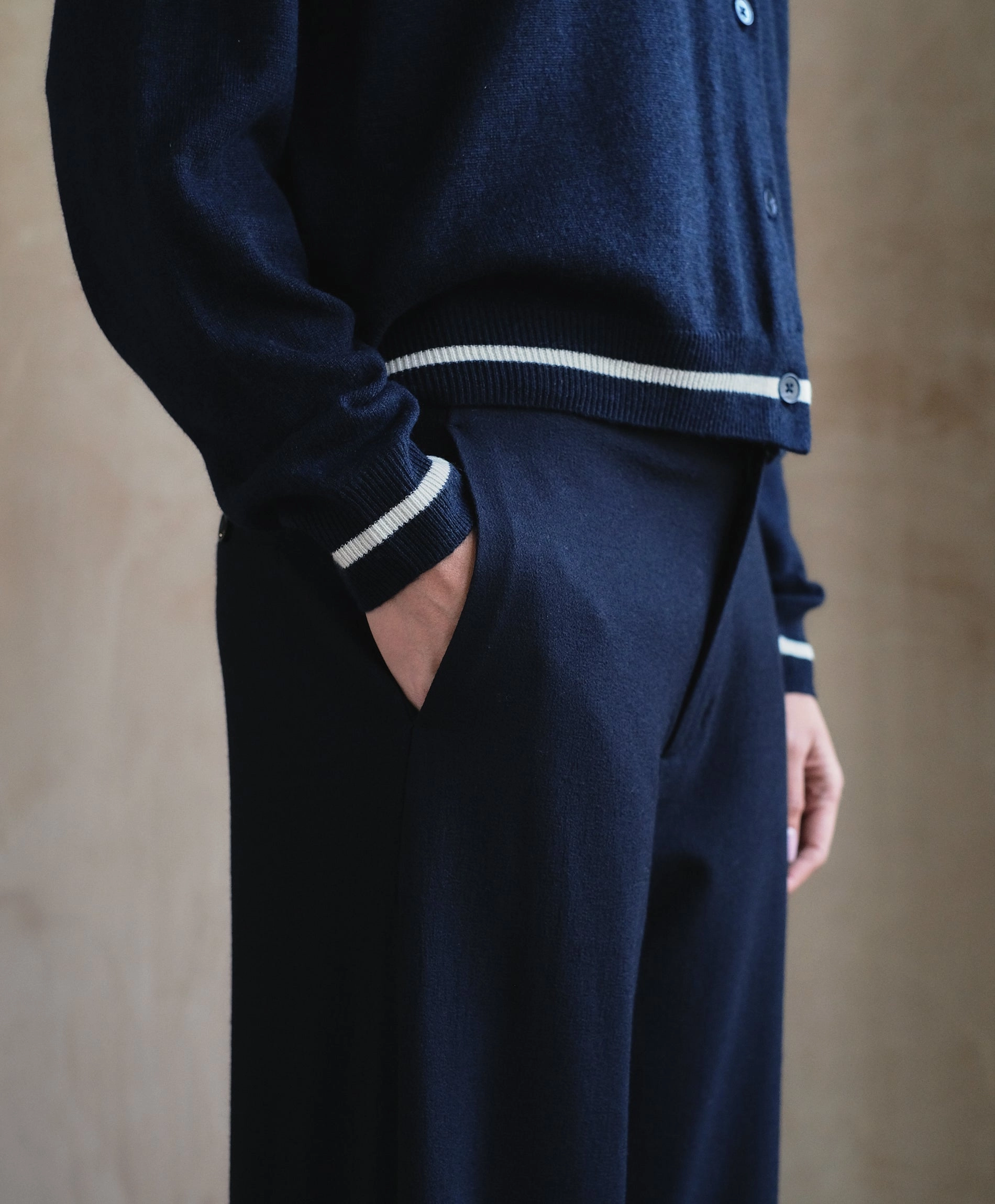 Weekend Look Worn In Varsity Cardigan
