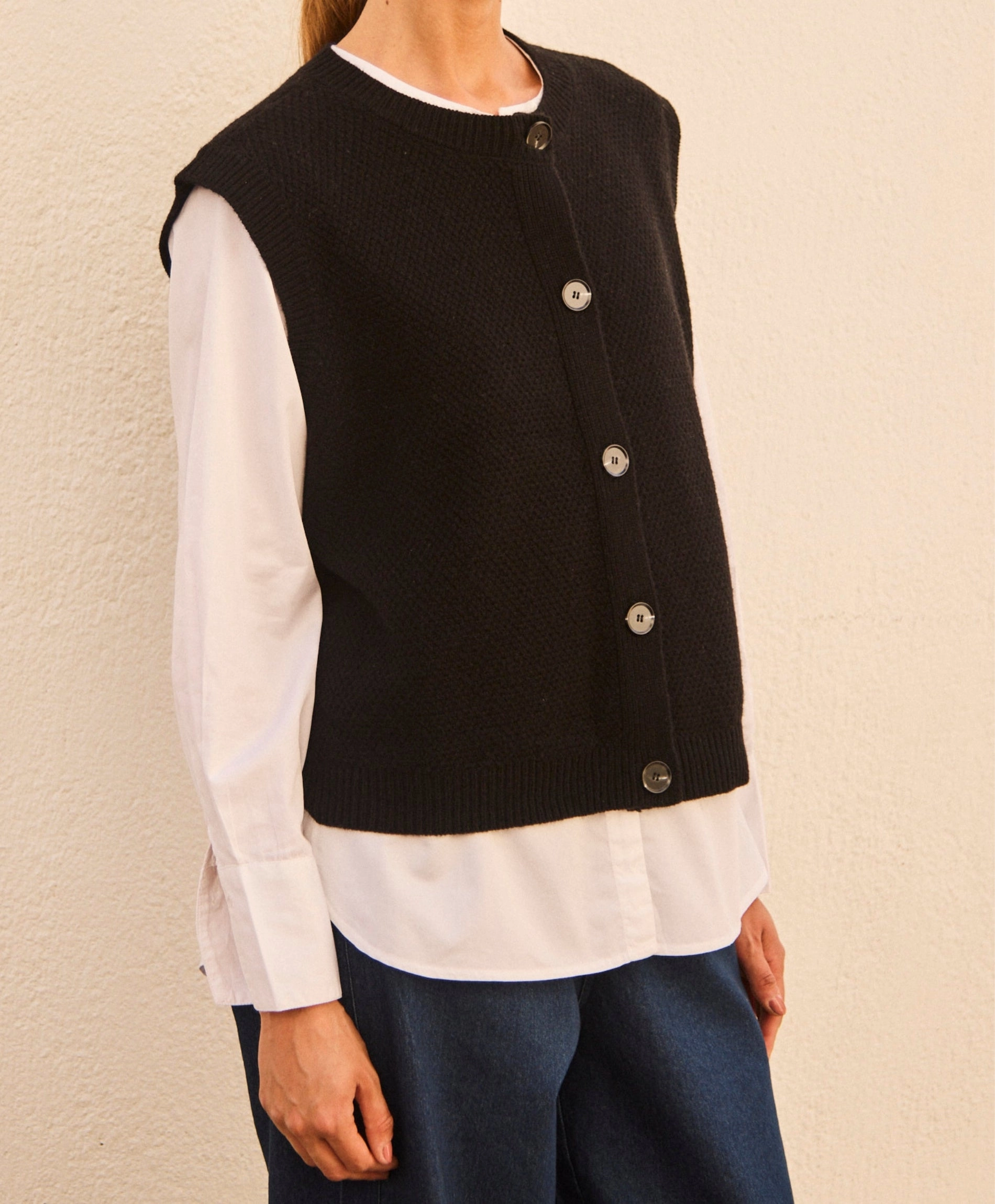 The Brook Layering Piece Natural Drape