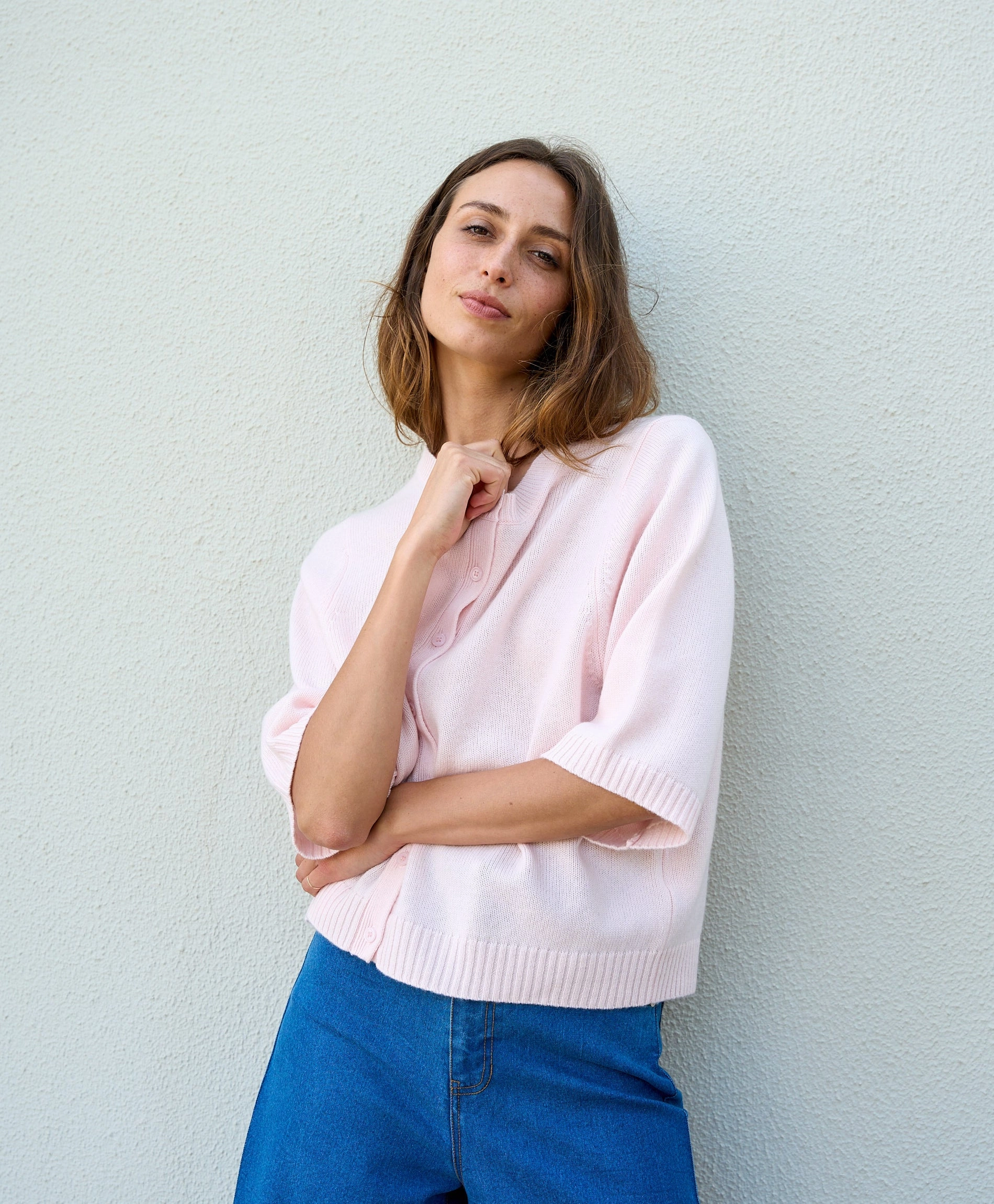 The Rosa Chill Wear Minimalist Button Placket