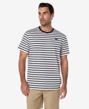 TIDES T-SHIRT, White Reinforced Stitching Hidden Zipper