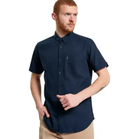 Ben Sherman Mens Signature Oxford Short Sleeve Shirt Stretchable Cloth Smart Casual