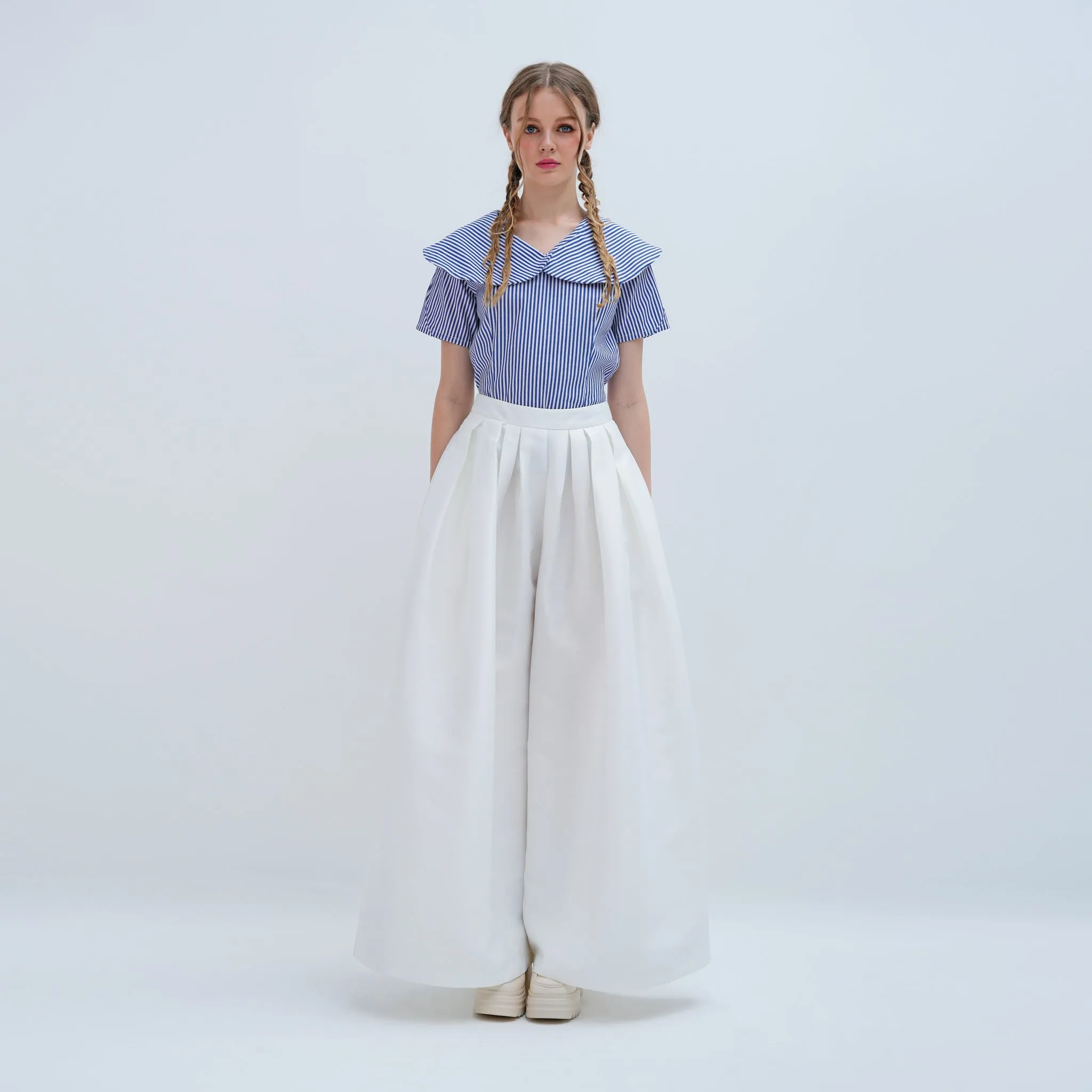 Everyday Shopping Day Low Maintenance Denim Sasha Wide Leg Pants