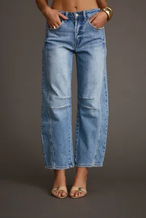 Muse Barrel Denim Jeans Casual Vibe Sophisticated Look