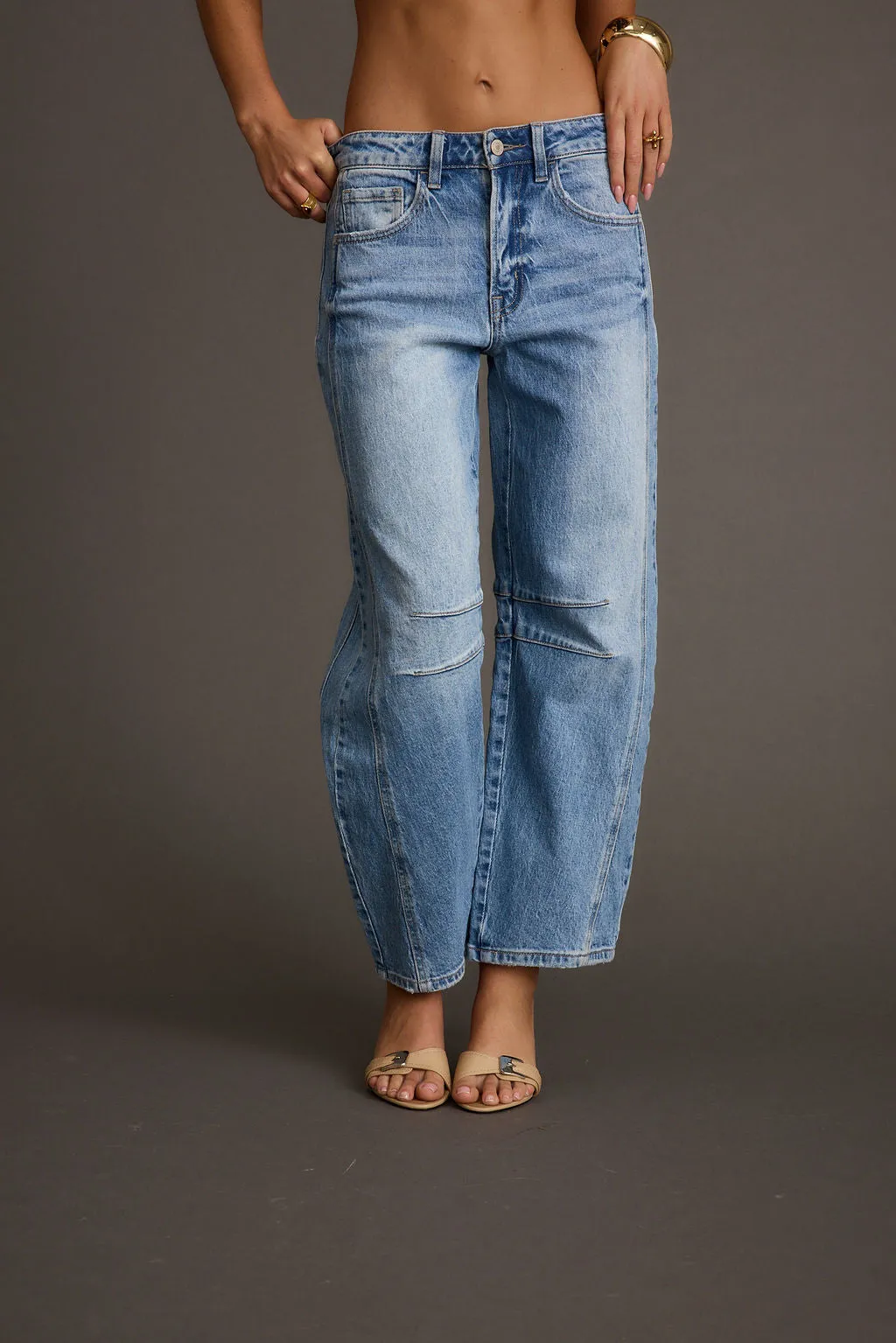Muse Barrel Denim Jeans No Tag Hygienic Coating