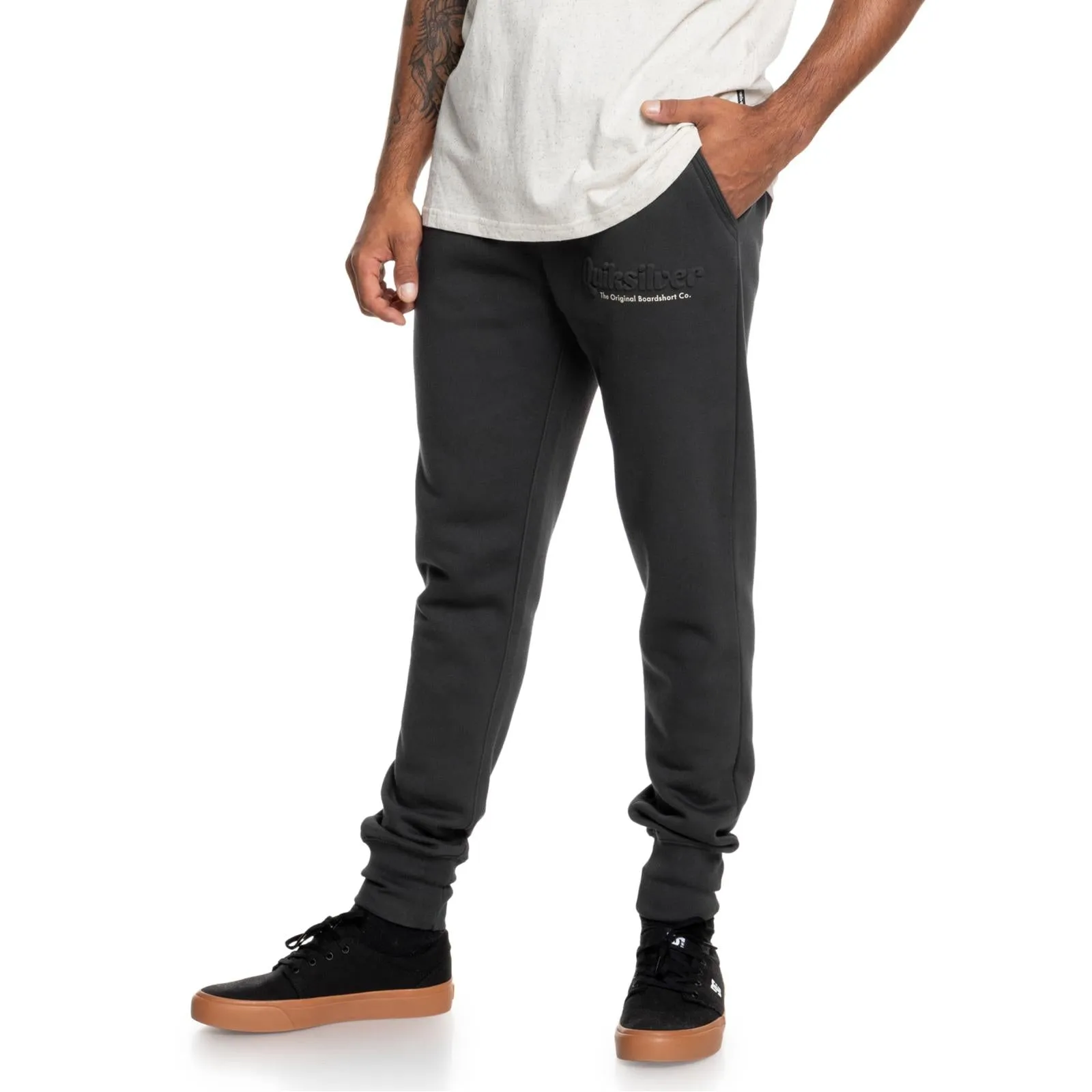 Quiksilver Mens Emboss Fleece Jogging Bottoms Versatile Wear