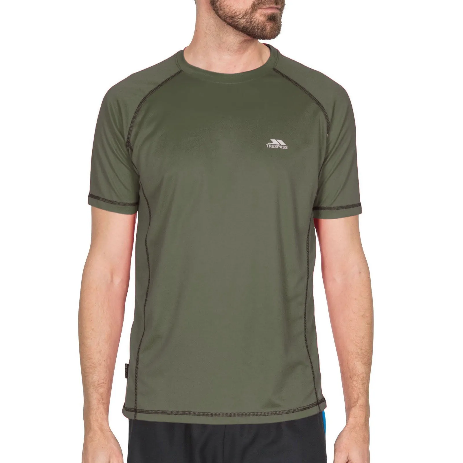 Trespass Mens Albert Quick Dry T-Shirt ReflectiveDetails Printed Blouse