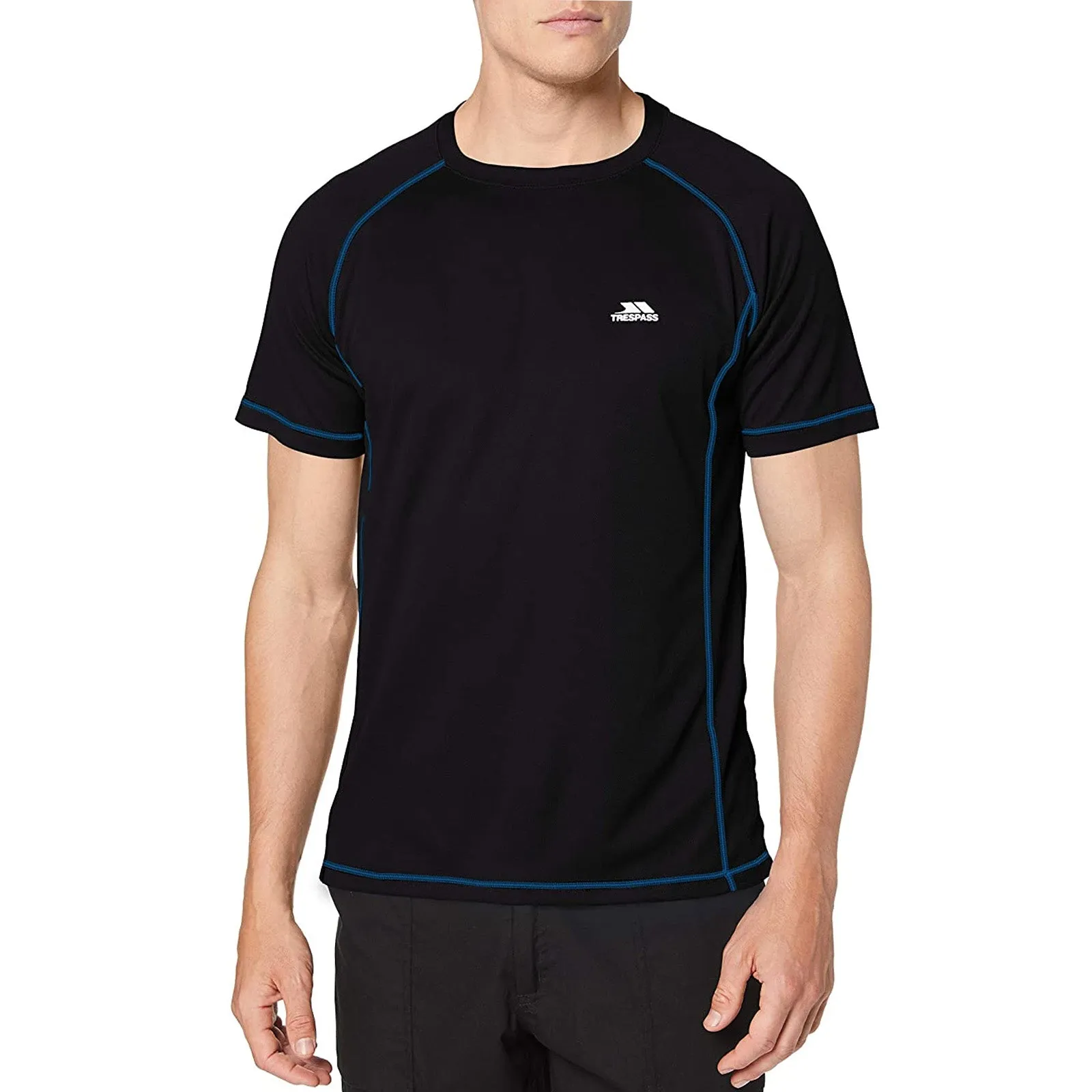 Trespass Mens Albert Quick Dry T-Shirt ButtonDownCollar QuickDry Technology