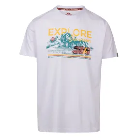 FoamReinforcedCollar Trespass Mens Thelon Graphic Short Sleeve T-Shirt