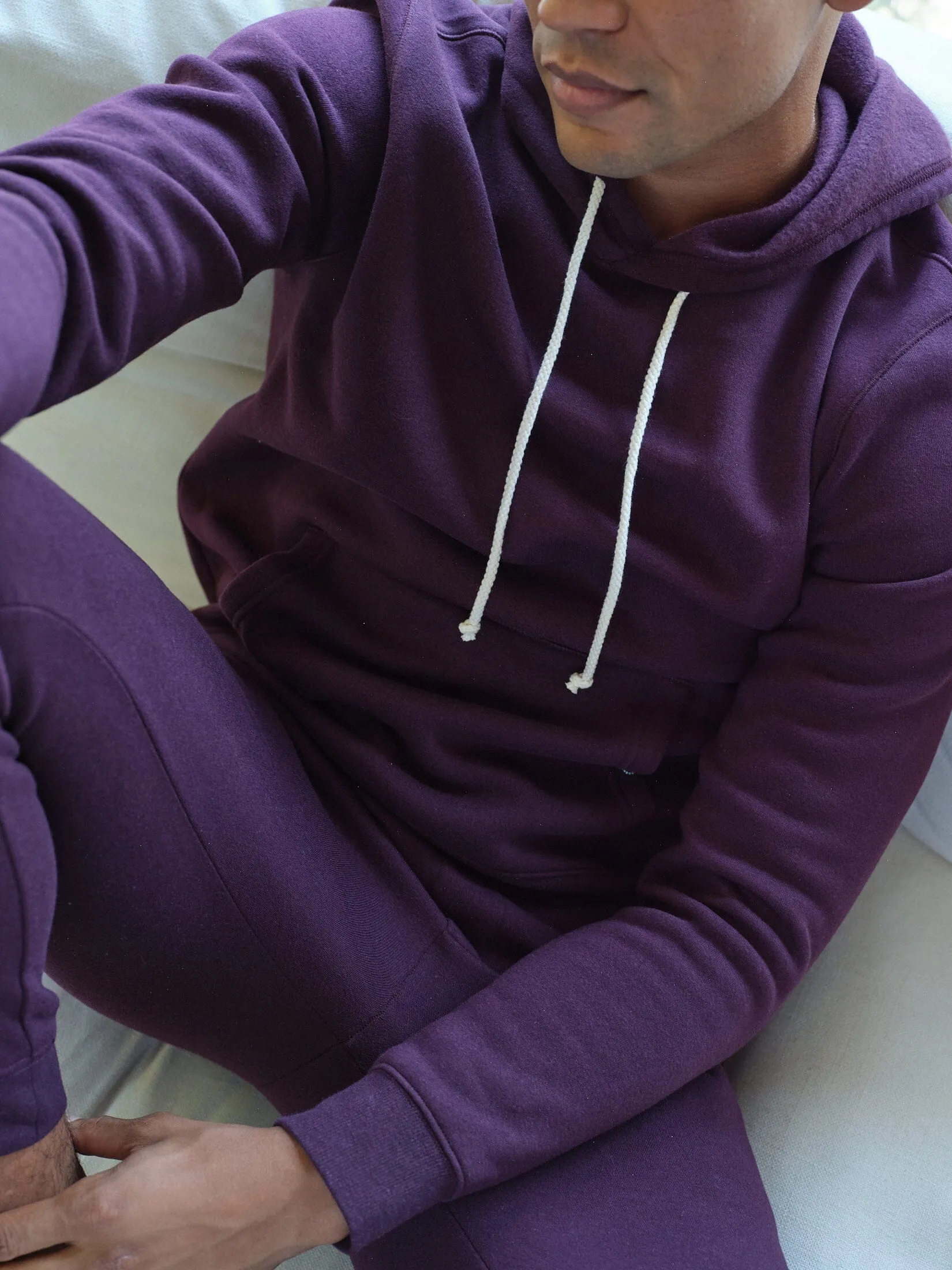 Waist String Triblend Pullover Hoodie