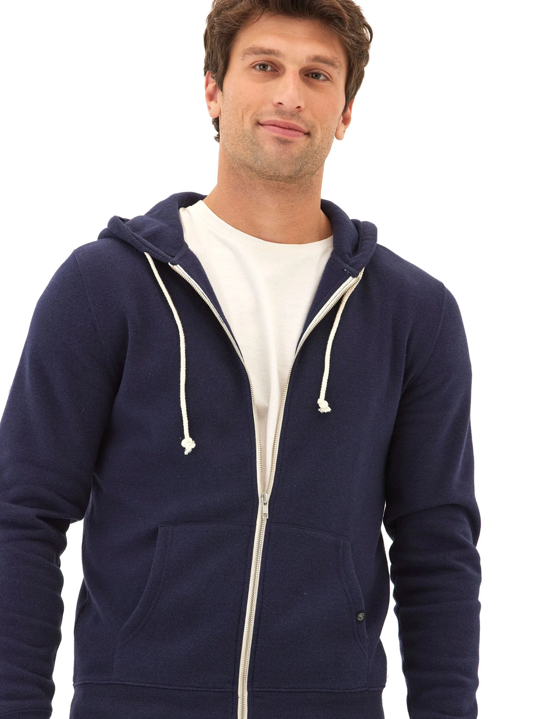 Triblend Zip Fleece Hoodie Detachable Components Ventilation System