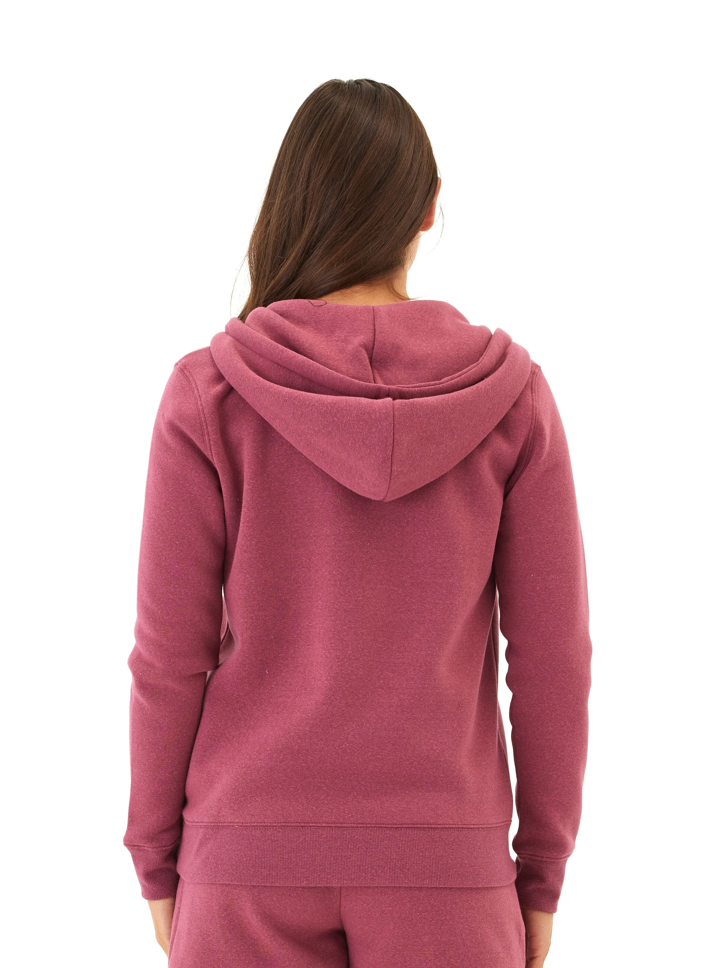 Reinforced Shoulder Panels Triblend Zip Hoodie