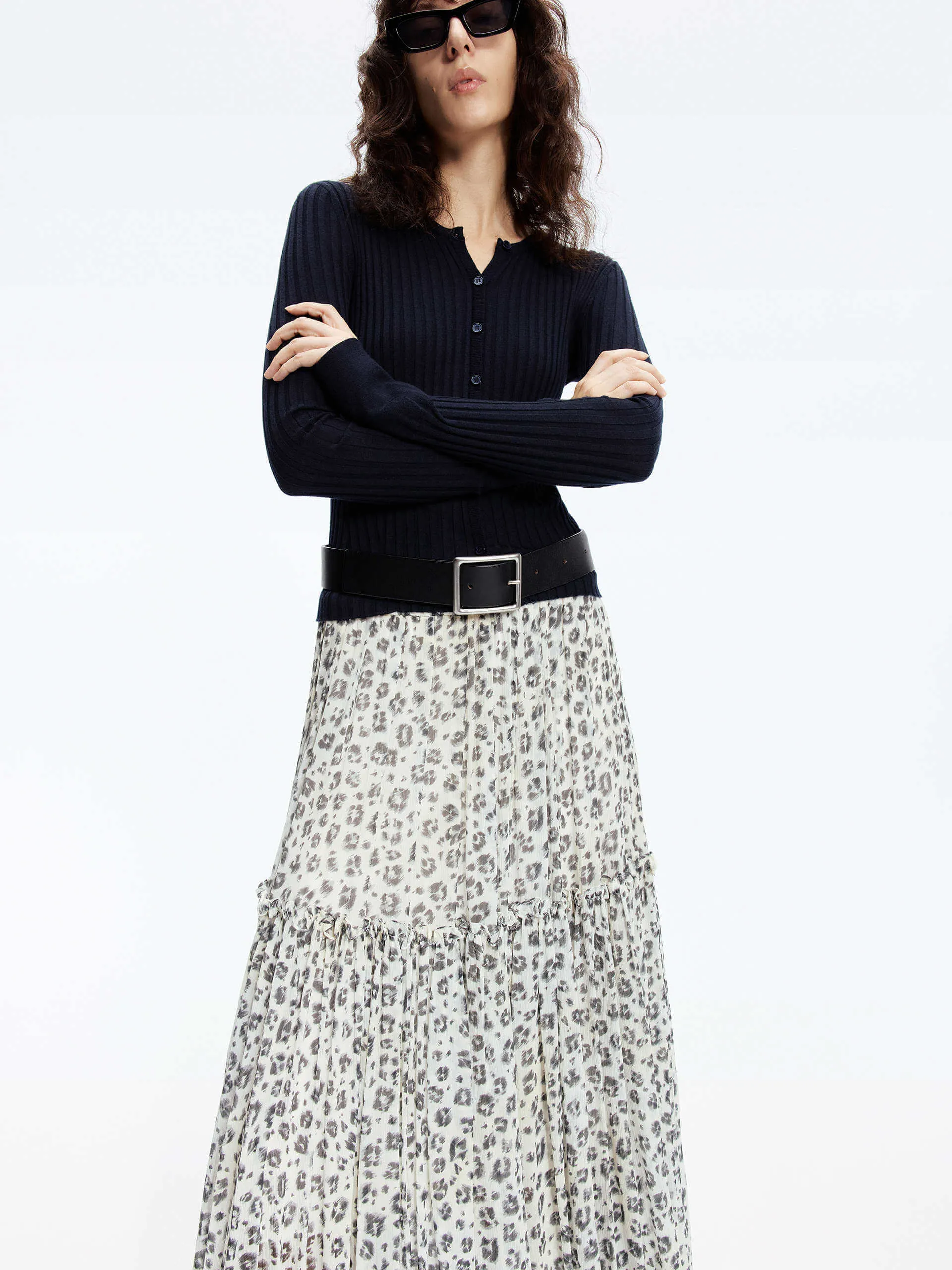 Trumpet Cuff Ribbed Sweater Eco Conscious Packaging Active Design
