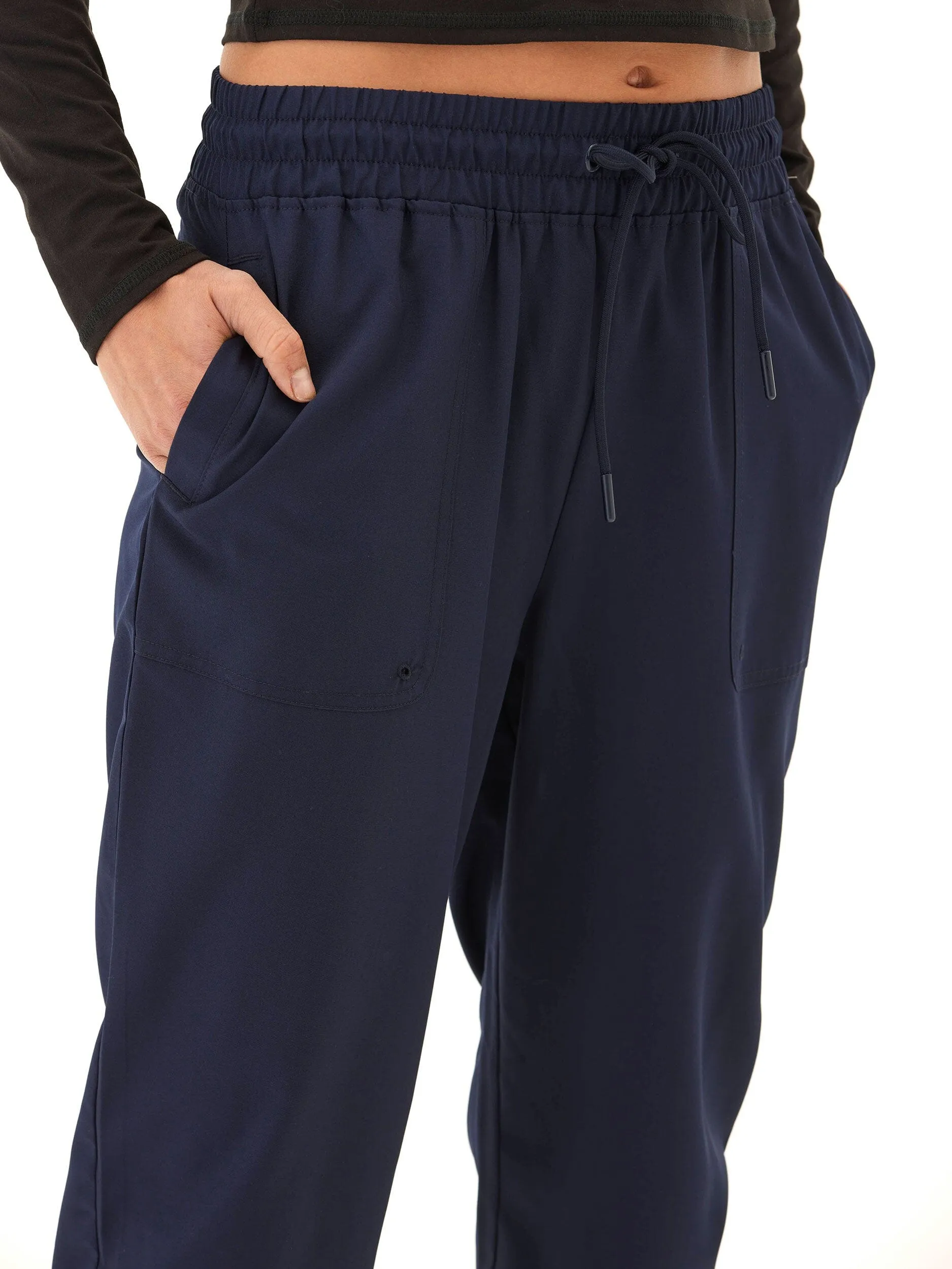 Trysha Ultrastretch Woven Jogger AntiStaticTreatment Smooth Fabric