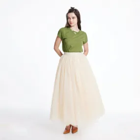 Twist Front Design Tutu Skirt