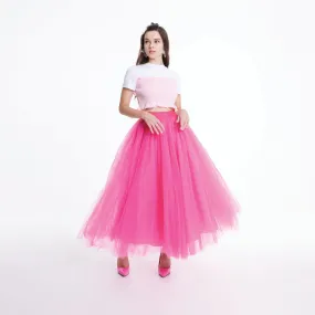 Coordinated Set Simple looks Tutu Skirt