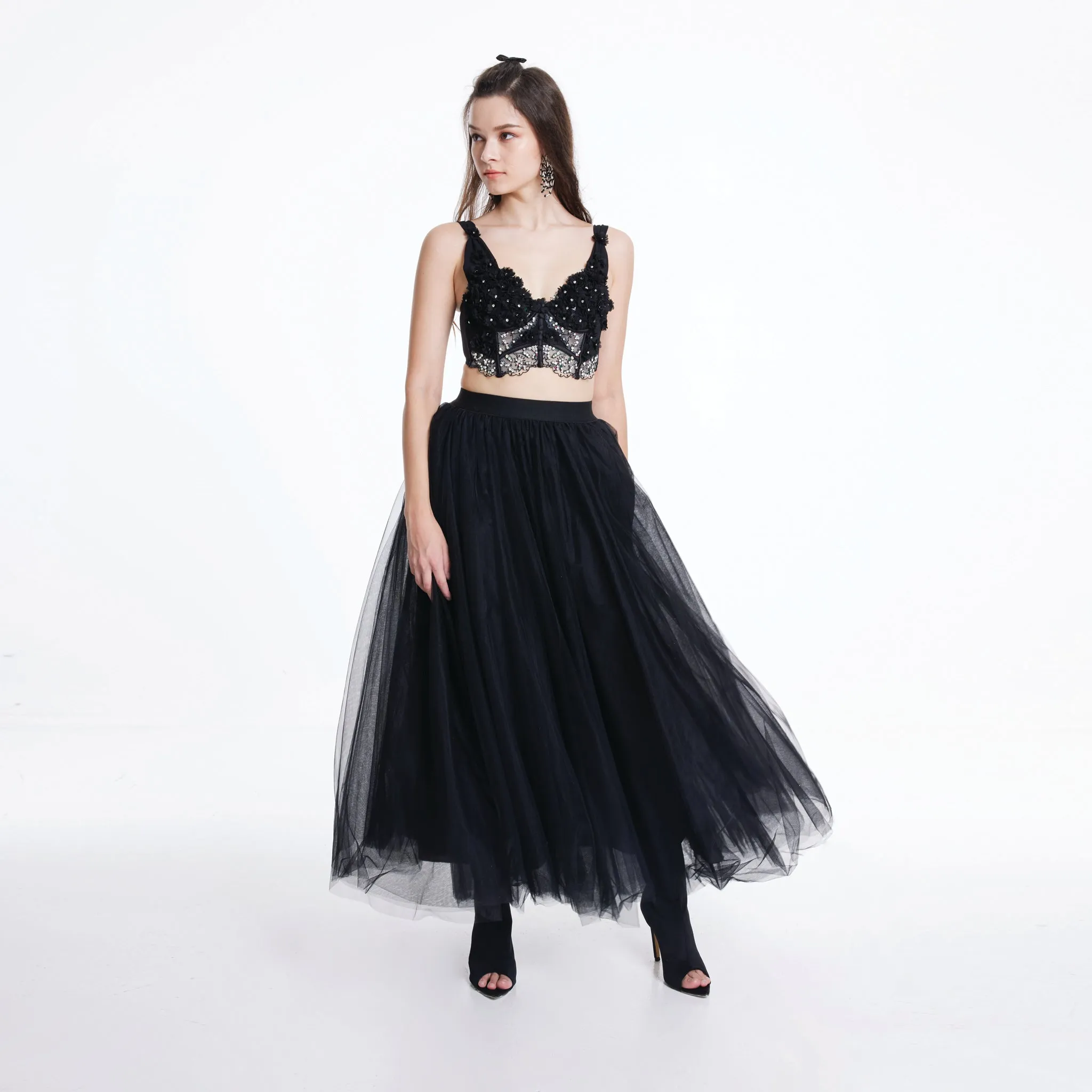 Tutu Skirt Laser cut Texture Shot