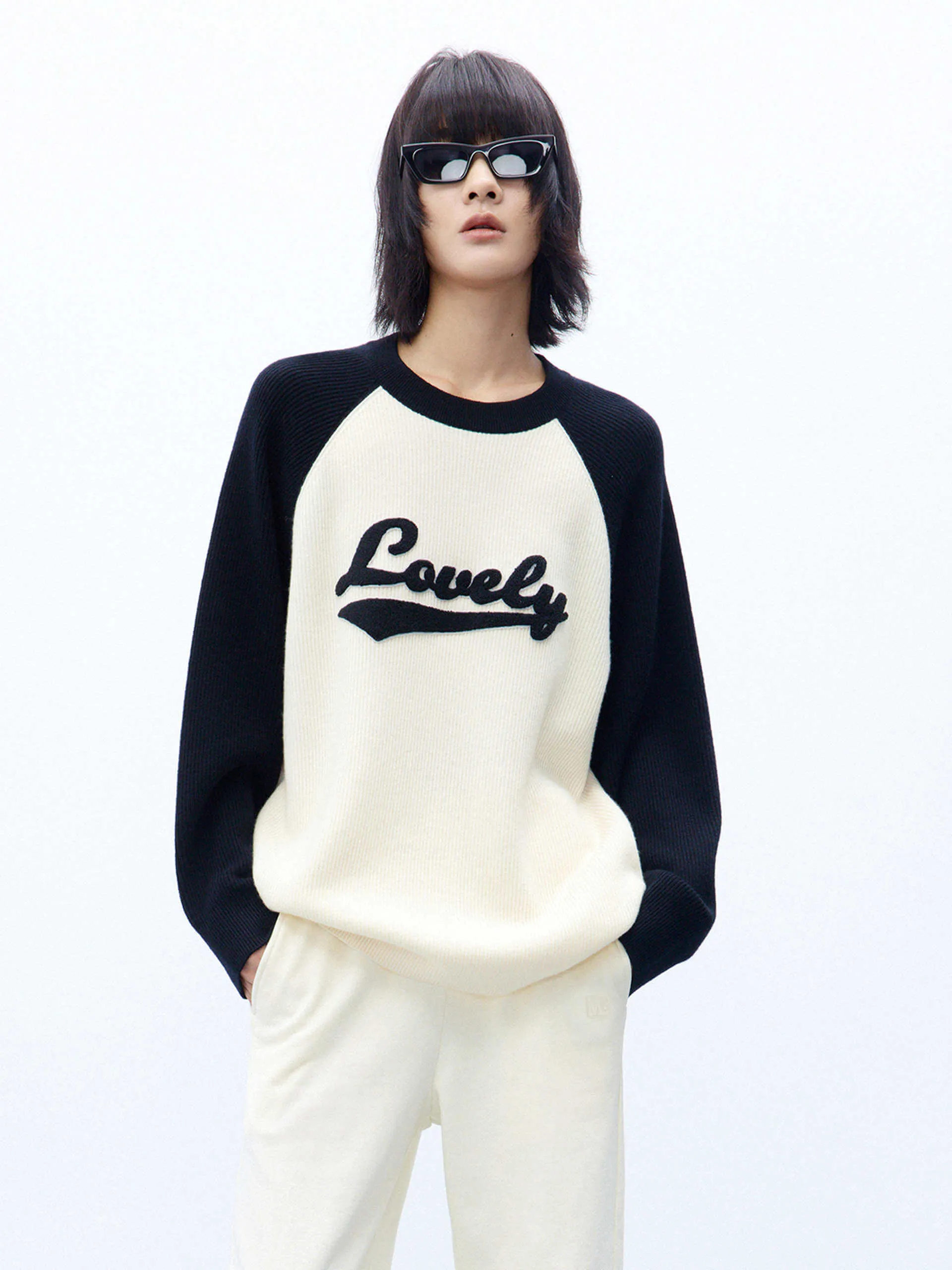 Urban Layer Two Tone Wool Sweater