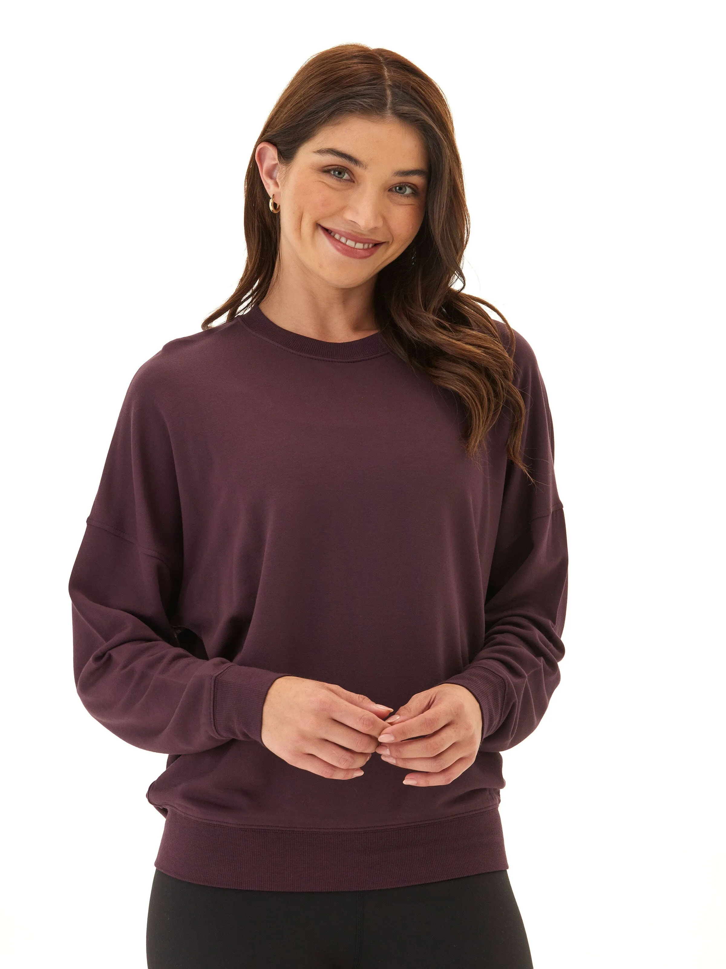 Heavy Duty Zippers Light Look Cathy Boyfriend Feather Fleece Pullover