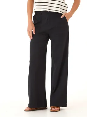 Layer Essential Pamela Stretch Twill Wide Leg Pant