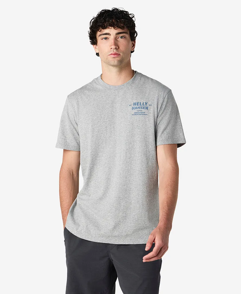 SoftTouch Moisture Control Technology SHORE T-SHIRT, Grey Melange