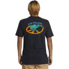 Wrinkle Resistant Treatment Quiksilver Mens Stay Peacefull Short Sleeve Crew Neck T-Shirt