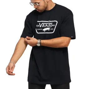 Vans Mens Full Patch T-Shirt - Black TemperatureRegulating Fabric CushionedSupport