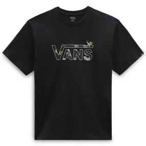 Tencel Blend Fabric All-Purpose Vans Mens Snail Trail Crew Neck T-Shirt