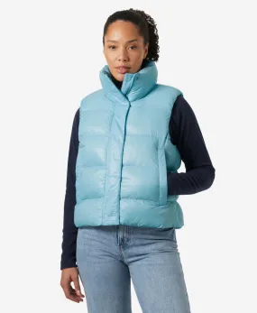 W JADE VEST, Light Cyan Relaxed City Style