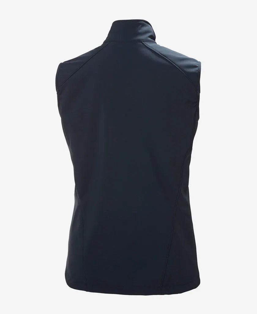 Durable Water Repellent Finish Thermo Regulating W PARAMOUNT SOFTSHELL VEST, Navy