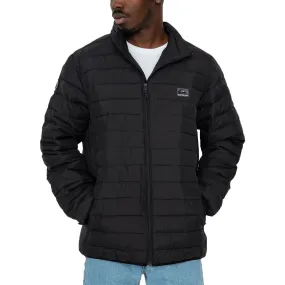 Seamless Design Quiksilver Mens Scaley Padded Jacket - Black