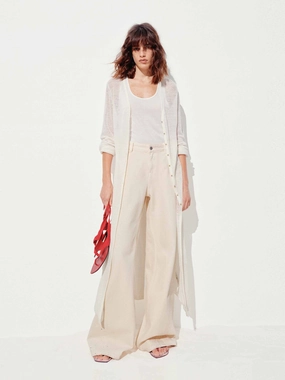 Lightweight Longline Knit Cardigan StaticFree Material