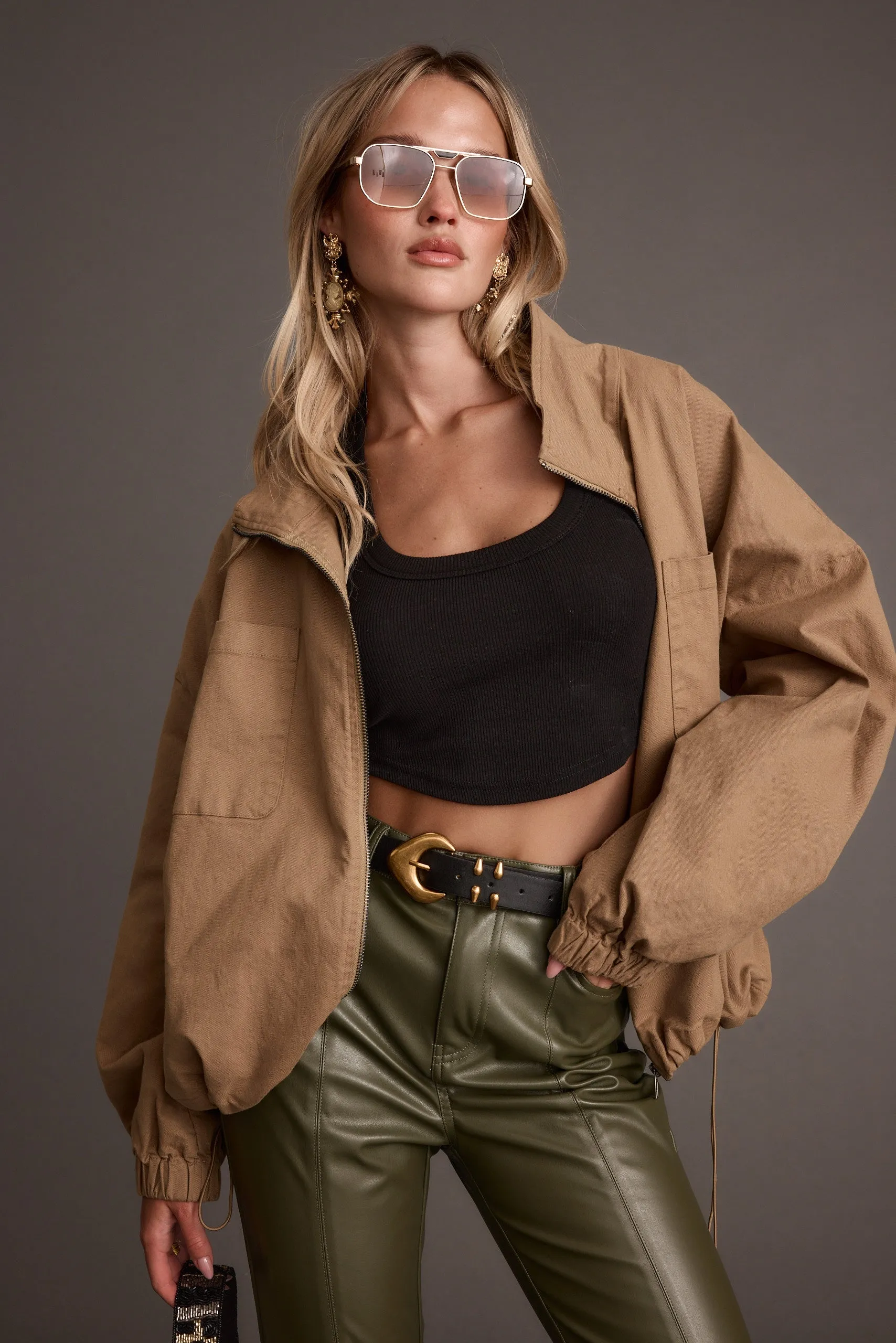 Reversible Dual Layer Fairfax Canvas Relaxed Fit Utility Jacket