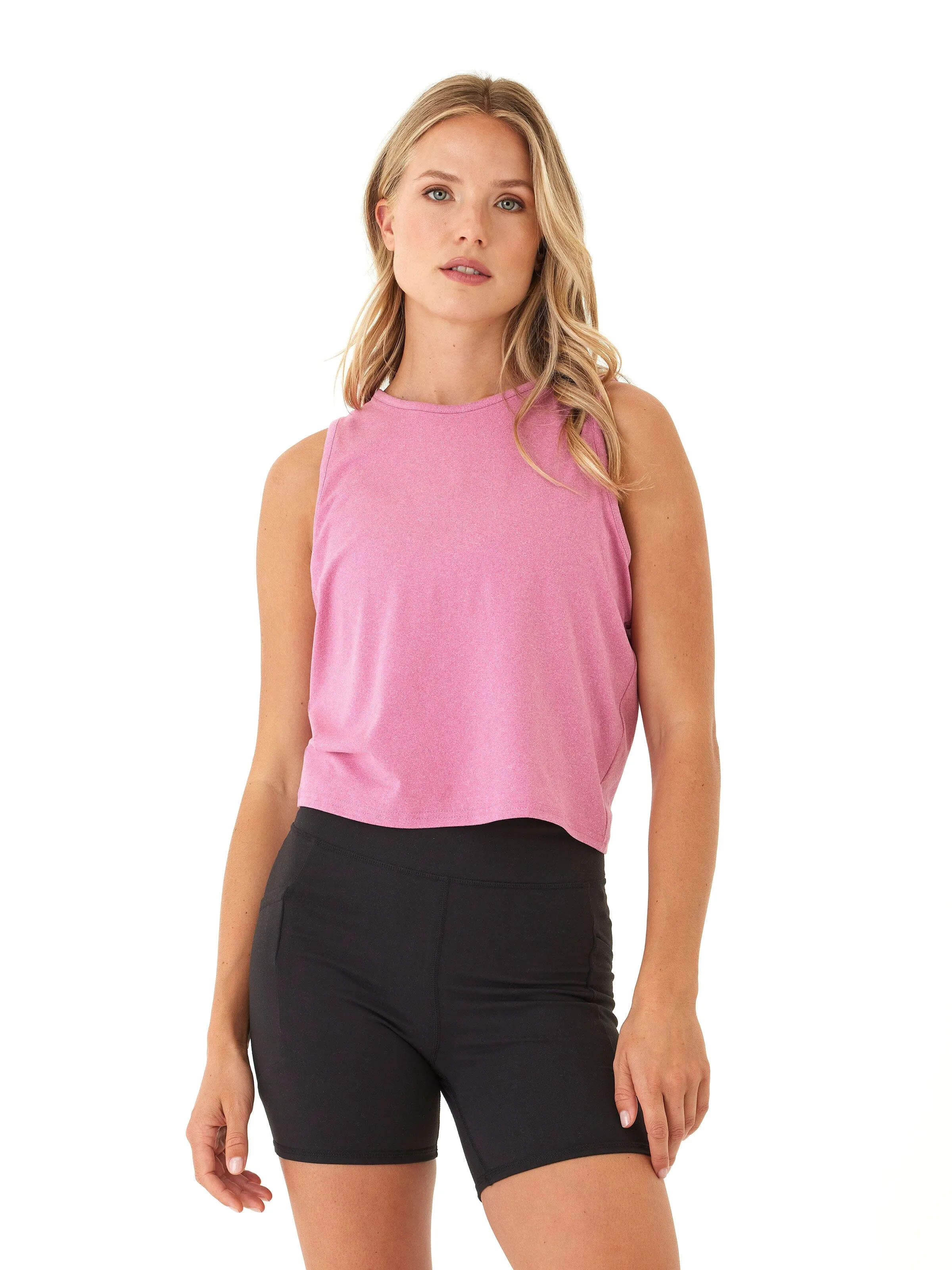 proportion Multi Pocket Layout Polly Luxe Jersey Tie-Back Tank