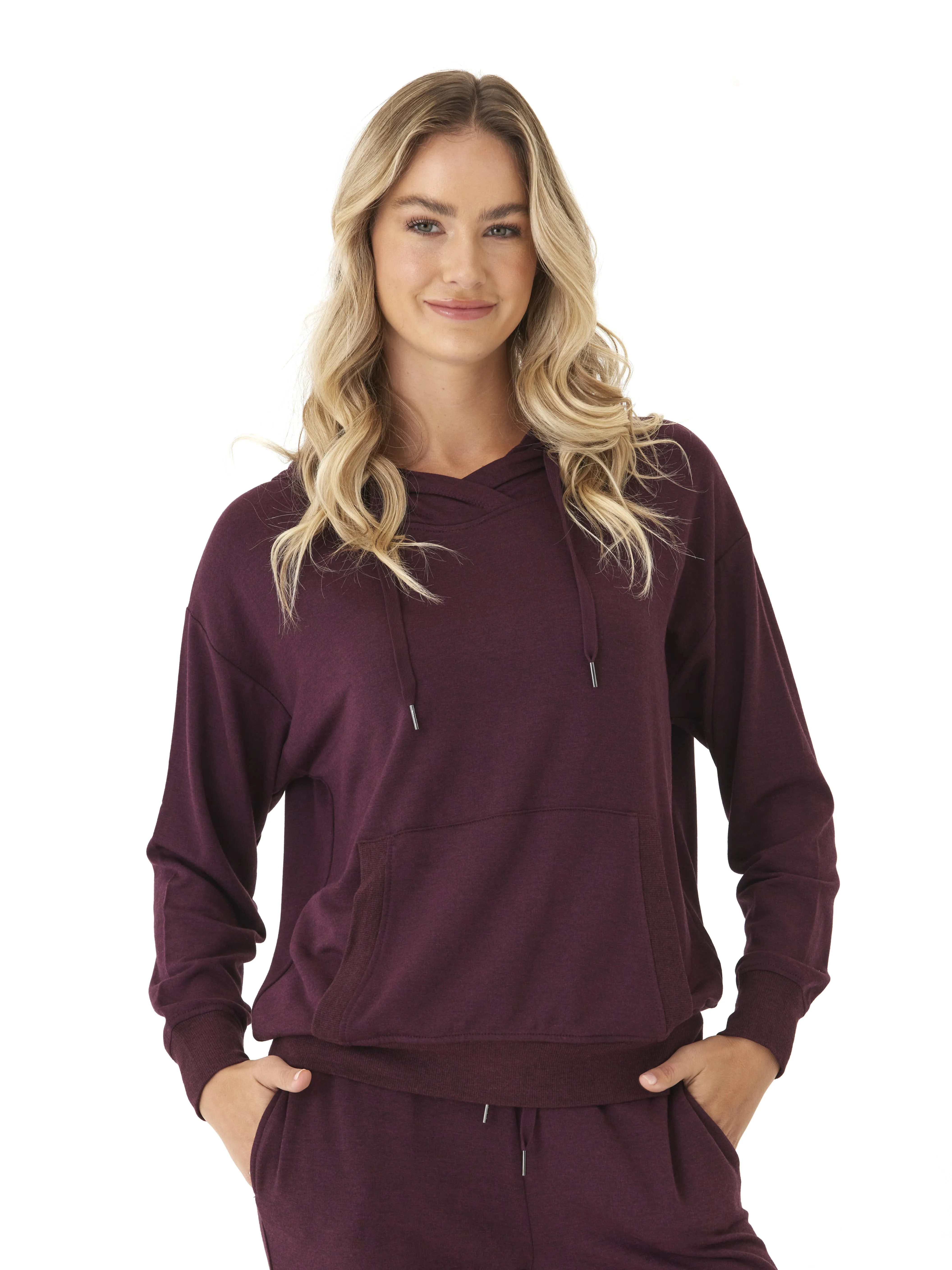 Madge Feather Fleece Pullover Hoodie City Ready Style
