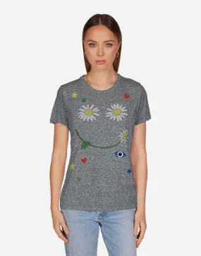 Flexible Shoulder Seams Cozy Look Wear Wolf Daisy Happyface