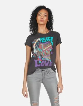 Quick Drying Wolf Peace Love Camel